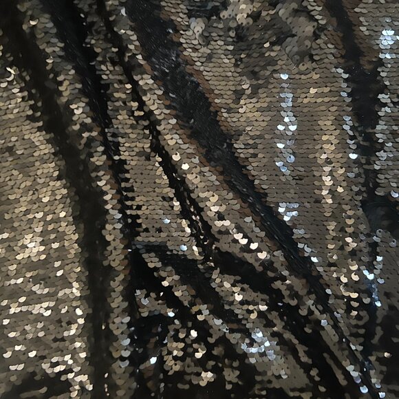 Garage Sequin Dress- Black- Cap Sleeve - Picture 4 of 5